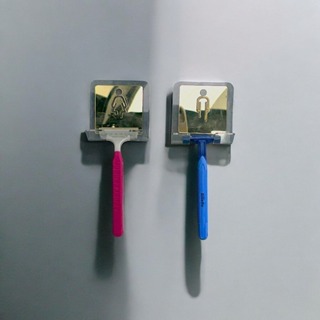 Suporte de Parede Aparelho de Barbear Presto Barba Lâmina Em Acrílico Homem e Mulher em Oferta na Shopee