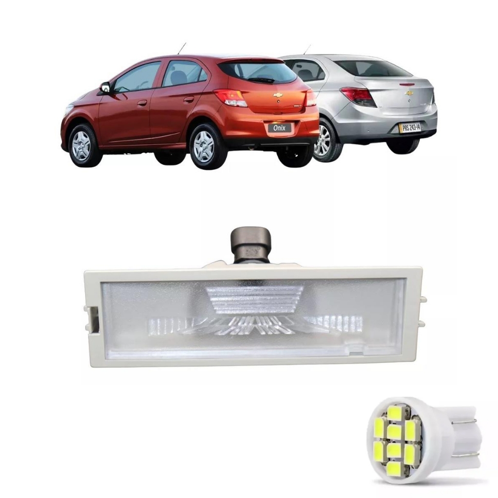 Lanterna Traseira Placa Onix Prisma 2013 a 2019 em Oferta na Shopee