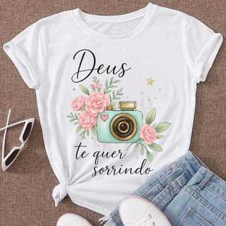 Camiseta Femina Blusa Gospel Evangélica