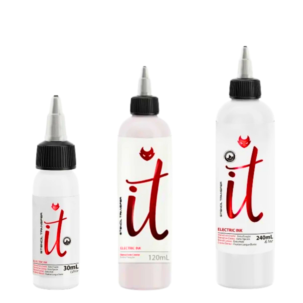 Stencil Transfer It Tatuagem Electric Ink Original | Gel para Tattoo 30ml 120ml 240ml | Profissional Pronta Entrega