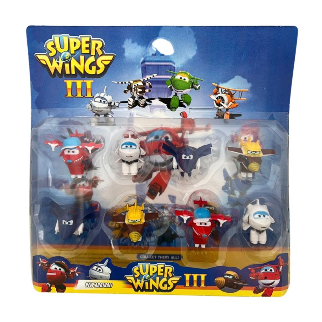 Cartelado Super Wings Aviao De Brinquedo - Pronta Entrega