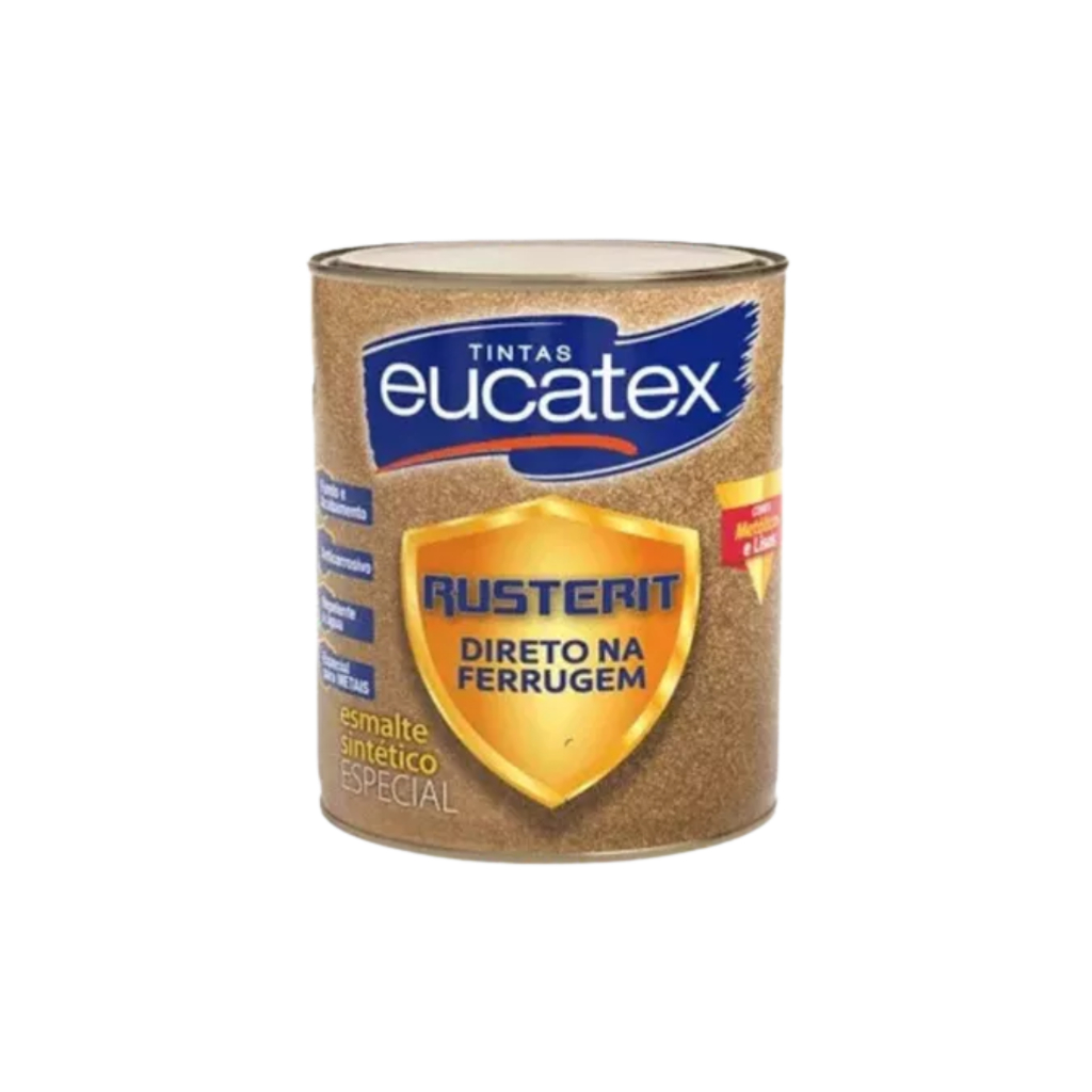 Tinta Eucatex Para Ferro E Metais Direto Na Ferrugem 900ml em Oferta na Shopee