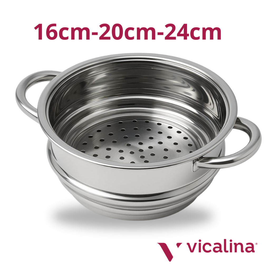 Cozivapor  vaporizador para panelas multi tamanhos inox cuscuzeira vapor panela