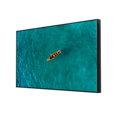 Quadro Decorativo Para Sala Paisagem Mar Com Moldura Grande Gigante