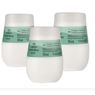 Natura kit com 3 roll on antitranspirante erva doce em Oferta na Shopee