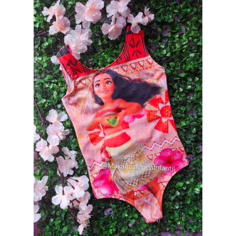 Body Infantil Moana Filme Regata e Maio Desenho Verão Festa Fantasia Bodys Bore Bori Bory Bodi Temático Meninas Blogueir em Oferta na Shopee