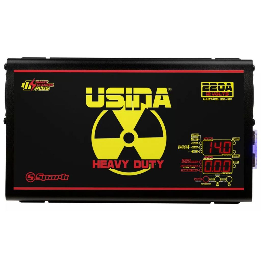 Fonte Automotiva Usina 220a Amperes Heavy Duty + Smart Cooler Bivolt