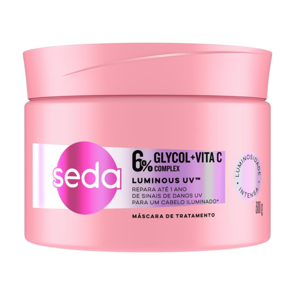 Máscara De Tratamento Seda Luminous Uv Com 300g em Oferta na Shopee