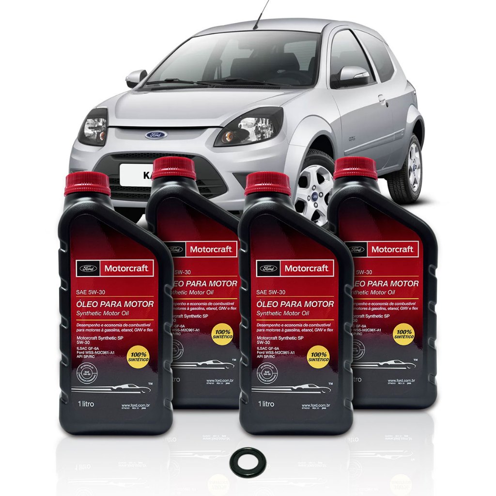 Kit Revisão Motorcraft 5w30 Ford Ka Zetec Rocam Flex 1.0 2008 2009 2010 2011 2012 2013 em Oferta na Shopee