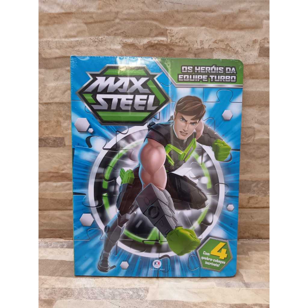 Livro Quebra - Cabeça Max Steel Editora Ciranda Cultural