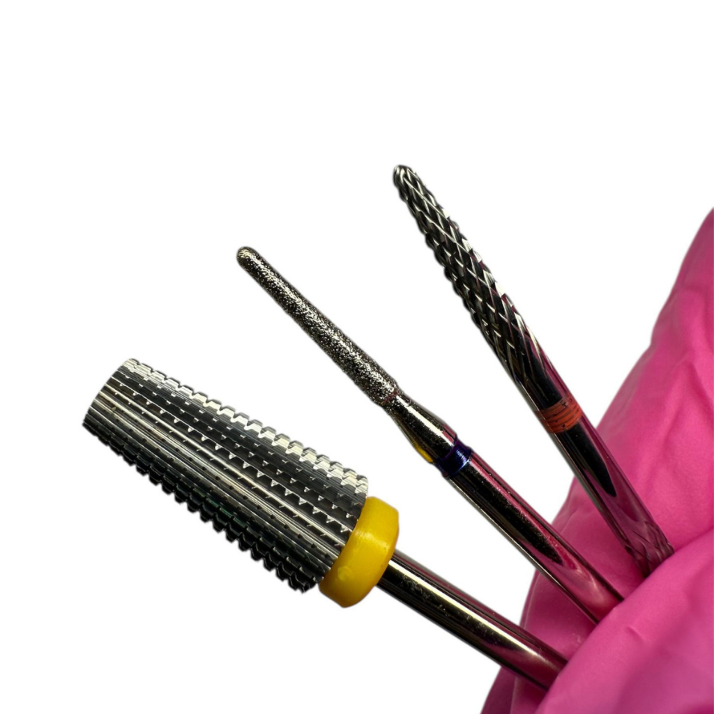 Kit 3 Brocas Tungstênio Diamantada Profissional Para Unha Gel Porcelana Nail Art em Oferta na Shopee