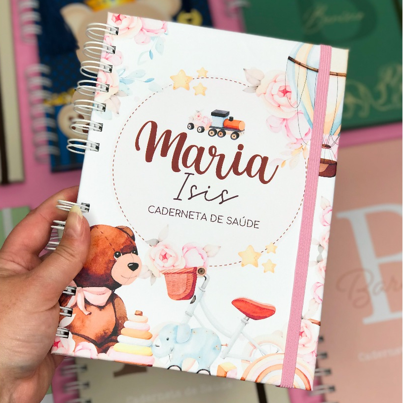 Caderneta De Saúde/Vacinação Simples Personalizada - Menina