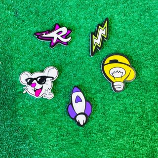 Aplique em acrílico DOS ROSA - EMILLY V ( Kit 10 unidades) em Oferta na Shopee