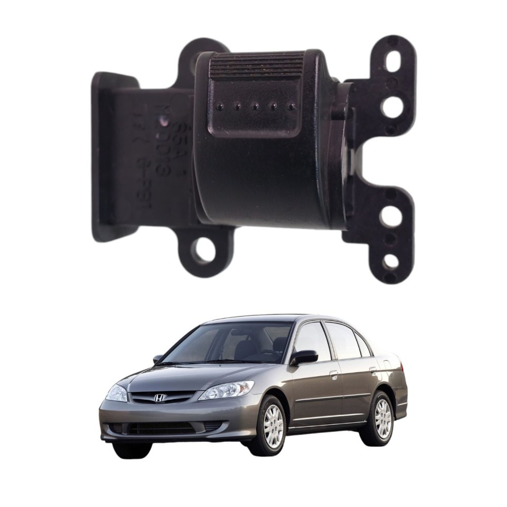 INTERRUPTOR BOTÃO COMANDO VIDRO TRASEIRO ESQUERDO HONDA CIVIC 2001 A 2006