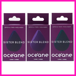 Océane Purple Esponja de Maquiagem Sister Blend (Seu tamanho permite alcançar perfeitamente áreas pequenas) em Oferta na Shopee
