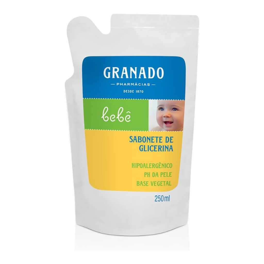 Sabonete Líquido Infantil Refil Granado 250ml em Oferta na Shopee