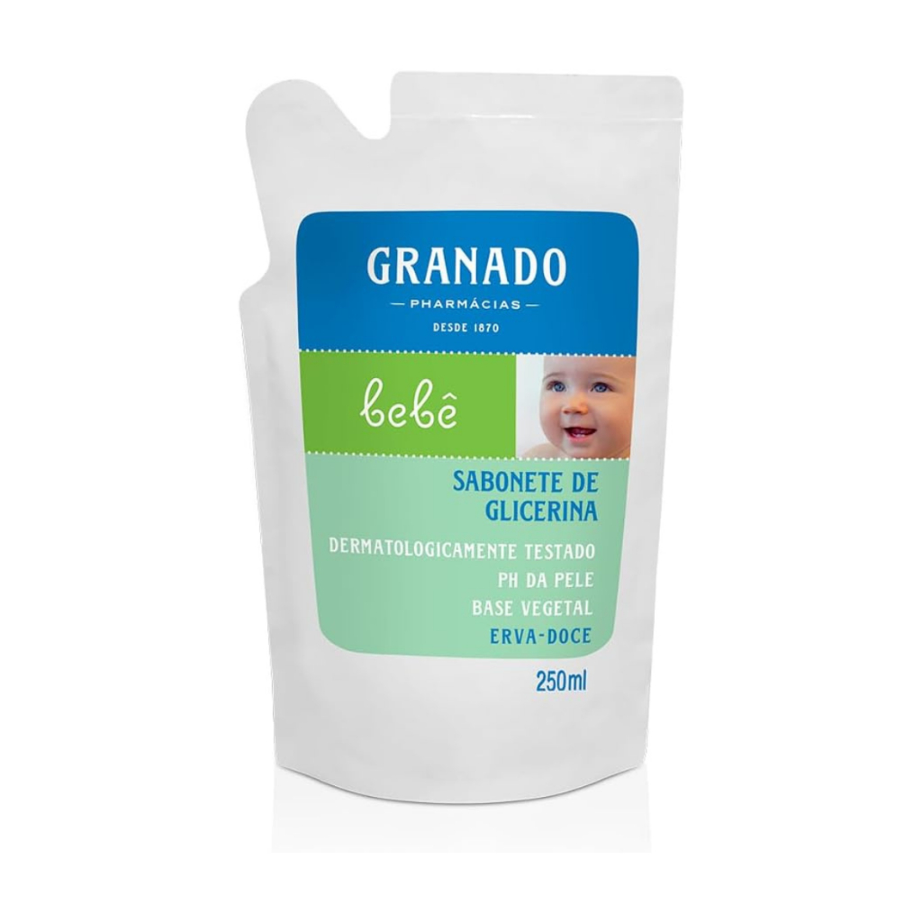 Refil Sabonete Bebe Erva Doce Granado 250ml em Oferta na Shopee