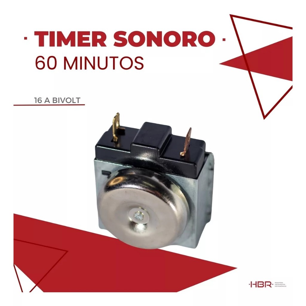 Timer Temporizador 60 Minutos Forno Fogatti