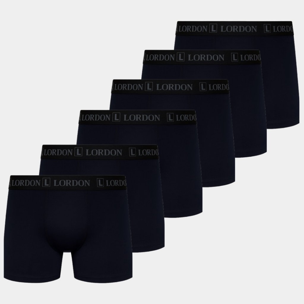 Kit 5 Cuecas Masculinas Boxer Microfibra Toda Preta Lisa Plus Size em Oferta na Shopee
