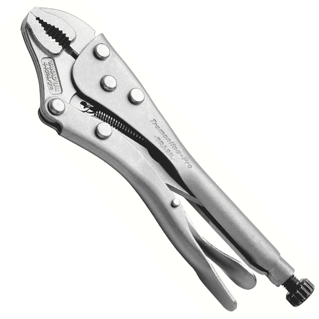 Alicate de Pressão 10" Tramontina PRO Mordente Curvo 44014/110 em Oferta na Shopee