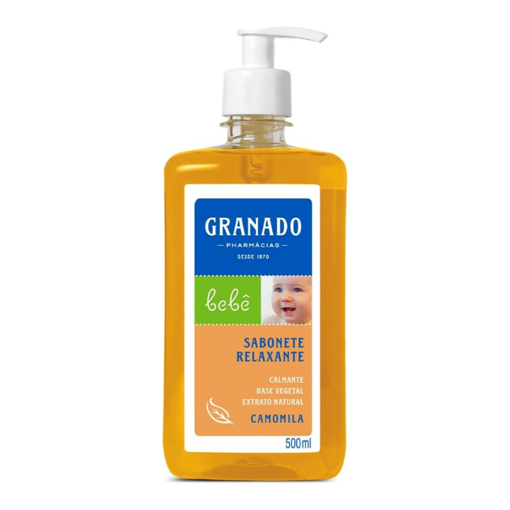 Sabonete Líquido Granado Bebê Camomila 500ml em Oferta na Shopee