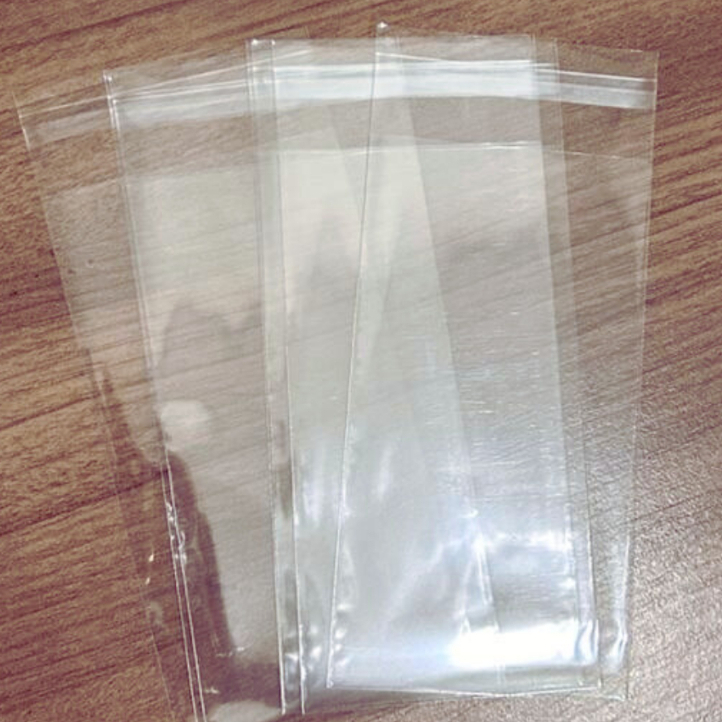 Saquinho Adesivado Plástico Transparente Brilhante Com Aba Adesiva em Oferta na Shopee