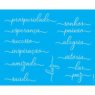 Stencil Opa 20x25 Palavras Lettering I Opa 3019 em Oferta na Shopee
