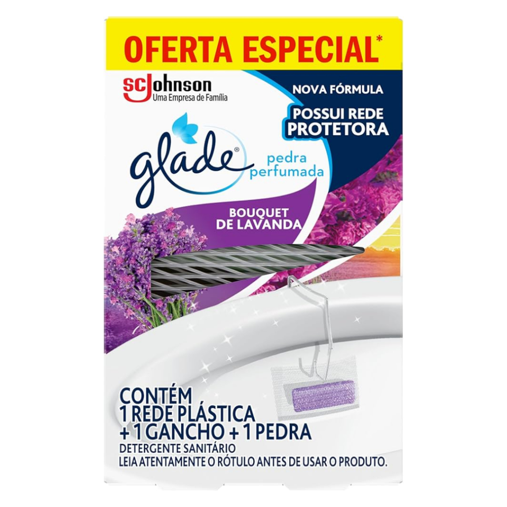 Pedra Sanitaria Glade Lavanda Com Rede 25g -