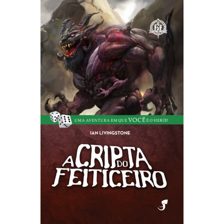 Livro Jogo RPG: A Cripta do Feiticeiro Fighting Fantasy - FF06