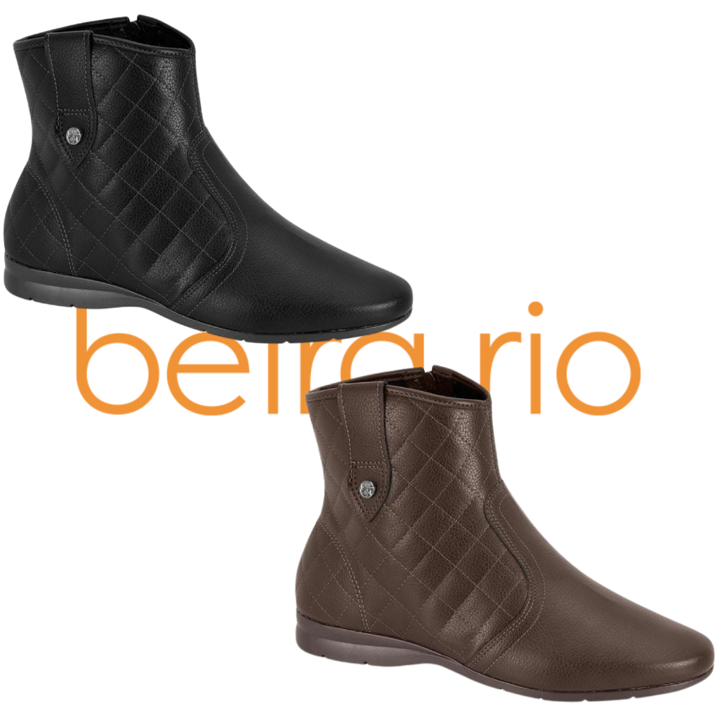 BOTA FEMININA CANO CURTO ANKLE BOOT BEIRA RIO 9084.105