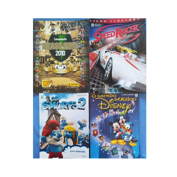 Kit 4 Álbum: Brasileiro 2010, Disney Speed Racer Smurf