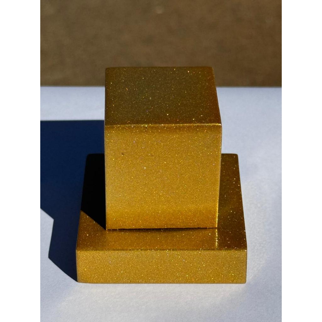 Acabamento Quadrado Registro Dourado Brilhante Padrão Deca Docol 100% Metal 1/2 e 3/4
