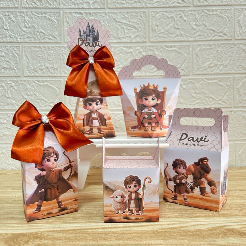 Kit Festa Davi e Golias Rei Davi (pegue e monte) lembrancinha | kit | festa | lembrancinha | personalizado