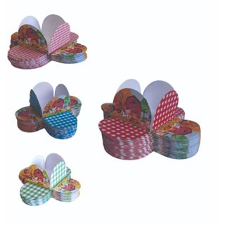 50 Forminhas 4 pétalas Fazendinha Festas Aniversários Tema Fazendinha Personalizado em Oferta na Shopee