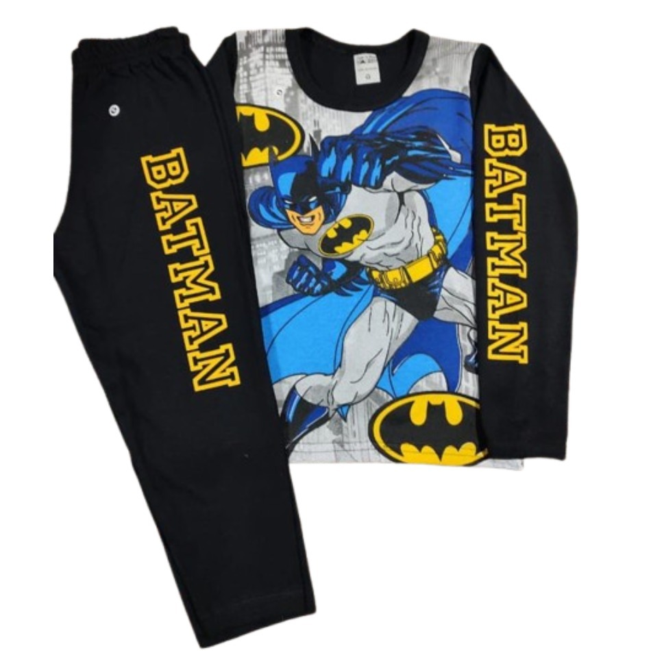 roupa de inverno menino conjunto juvenil batman masculino calça e casaco de menino infantil