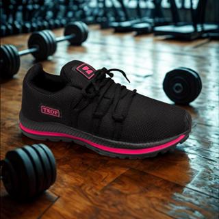 Tênis Feminino Esportivo Academia Corrida Caminhada Leve e  Confortável ,Estilo e Praticidade. em Oferta na Shopee
