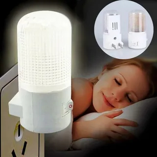 Luminária LED de Luz Suave de Tomada Leitura Noite Criança Mini Abajur Bivolt Quarto Escritório Sala em Oferta na Shopee