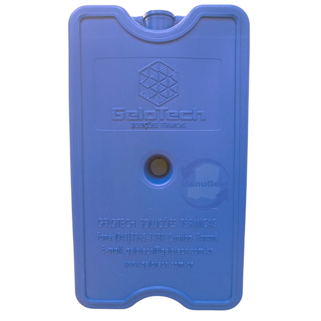 Gelo rígido reutilizável 400 ml  Gelotech - Kit 48 unidades - ideal para cooler, caixa térmica