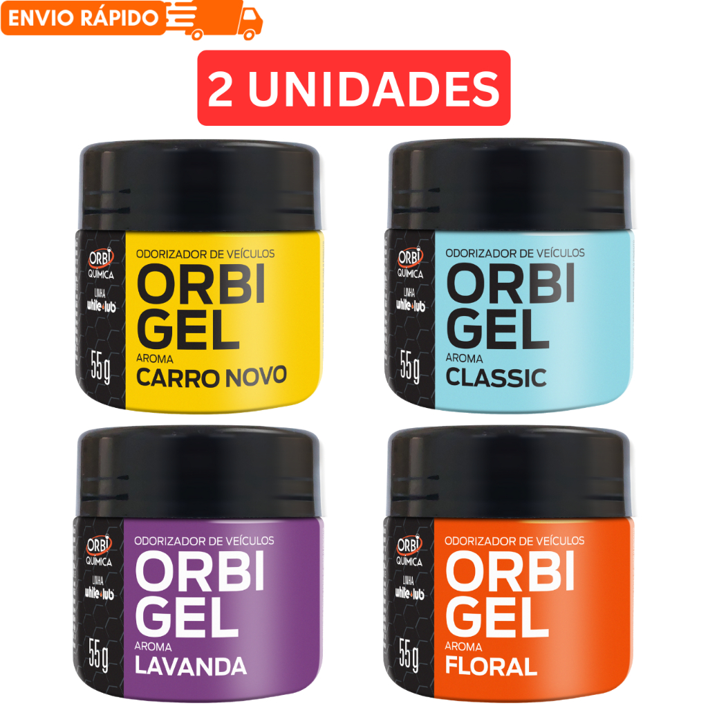 KIT 2 Cheirinho Aromatizante Para Carro Orbigel em Oferta na Shopee