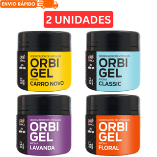 KIT 2 Cheirinho Aromatizante Para Carro Orbigel em Oferta na Shopee