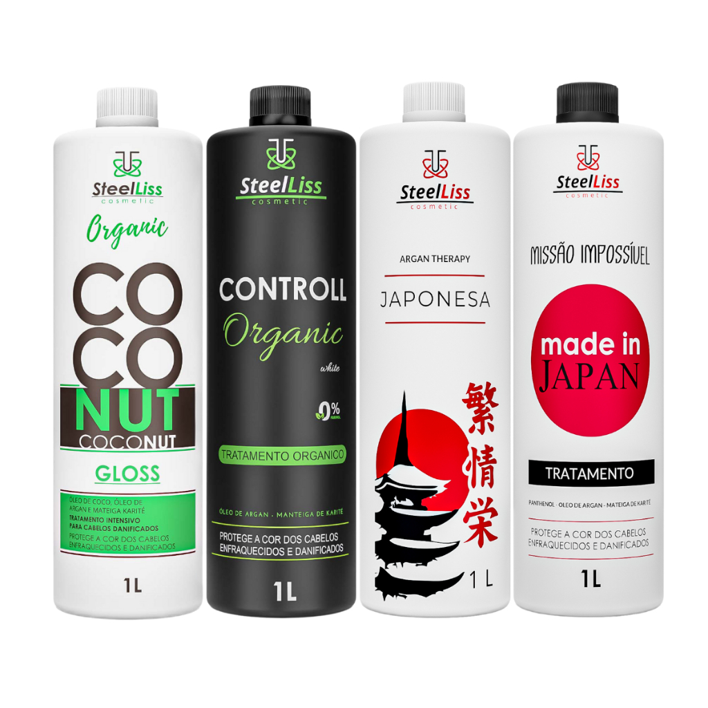 Progressiva Controll + Coco Organic + Japa Redutor + Japa Missão