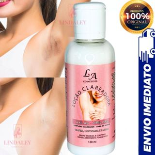 Creme Clareador Rosa de Axilas Virilha Joelhos Cotovelos Clareamento de Manchas Escuras em Oferta na Shopee