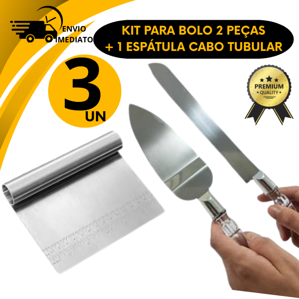 Espatula Tubular De Alisar Cortar Raspador De Bolo De Inox Espatula Para Cortar Bolo Pães Faca