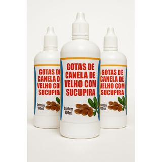 kit 3 gotas Canela de velho com sucupira 100ml em Oferta na Shopee