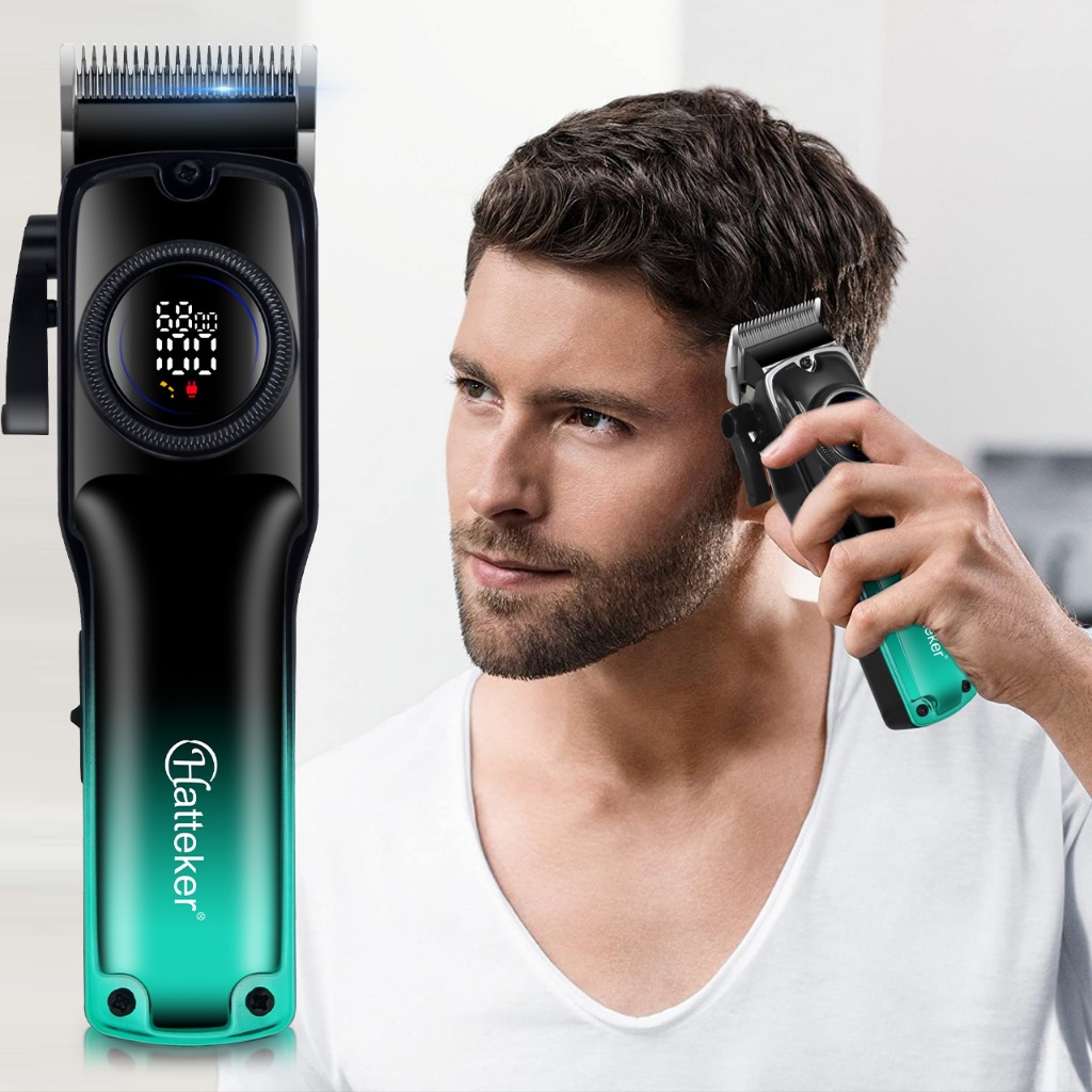 Máquina de Corte Motor 7000 RPM 2000 mAh 4 Pentes Tempo de Uso 240 min Hatteker HT-6031 em Oferta na Shopee