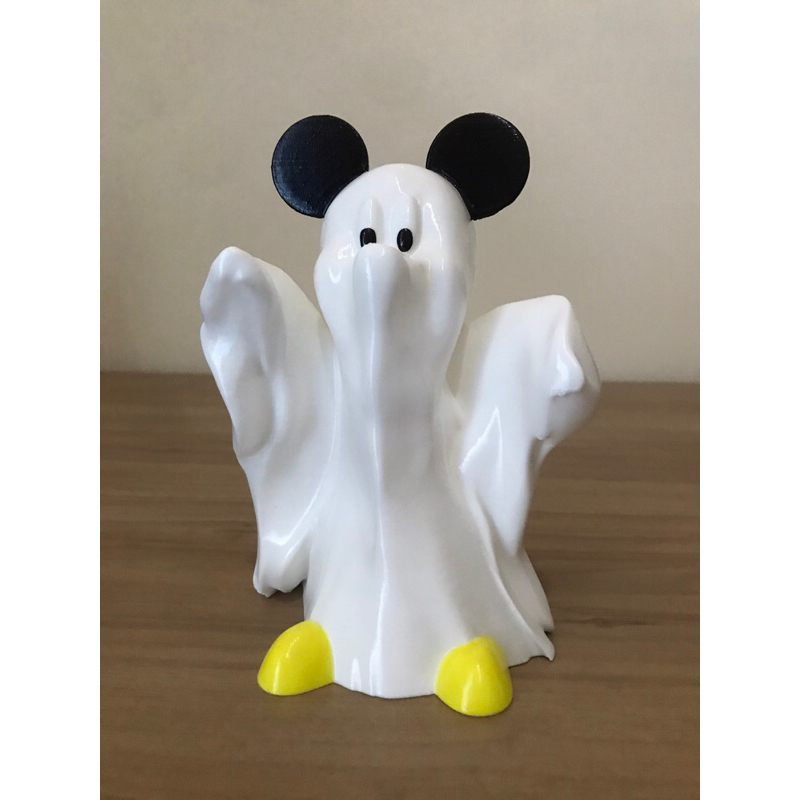 Boneco Colecionável MICKEY MOUSE Halloween Ghost Figura Decorativa Action Figure Disney Impressão 3D