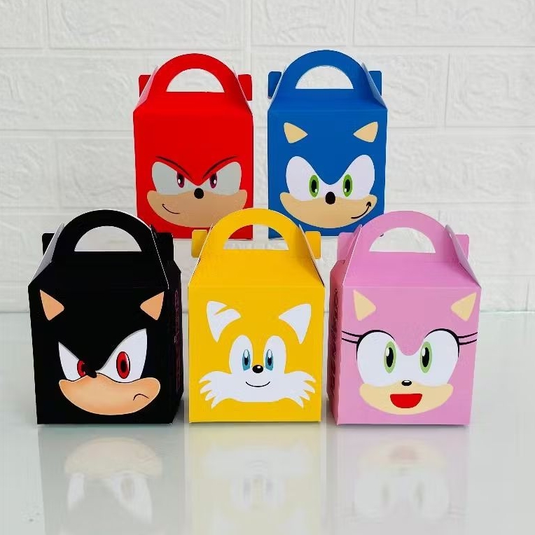 Maletinha sonic, caixinha personalizada sonic, lembrancinha sonic (pegue e monte)