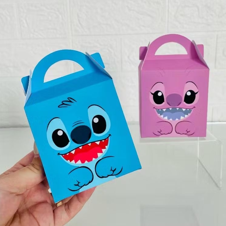 Maletinha Stitch, caixinha  stitch, caixinha rostinho stitch, lembrancinha stitch, caixinha lilo stitch (pegue e monte)