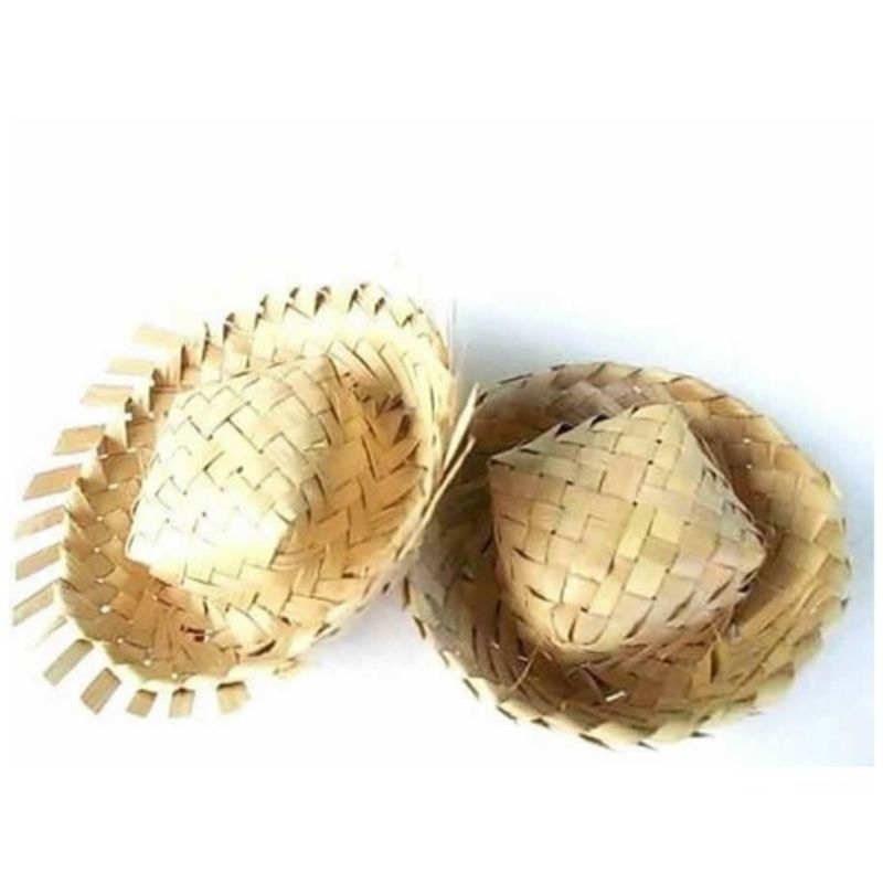 Mini Chapeuzinho de Palha Para Festa Junina- chapéu,laços e tiaras