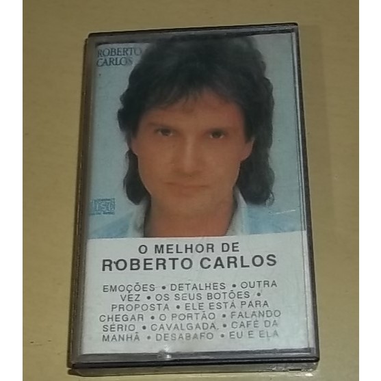Fita K7 O Melhor de Roberto Carlos - Emoções, Detalhes, Outra Vez